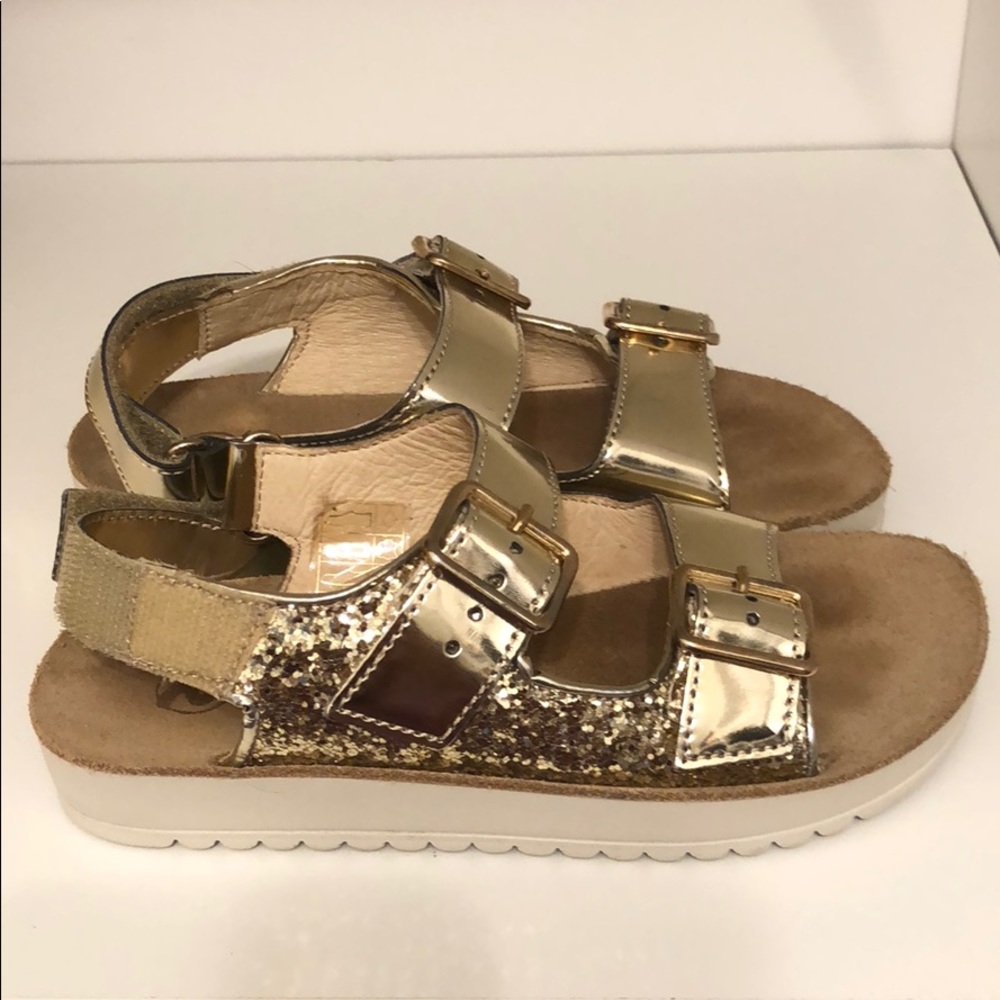 Naturino kids gold sandals